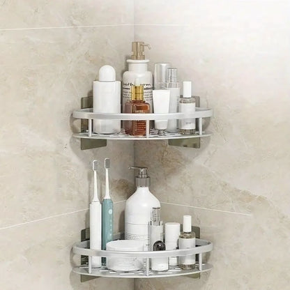 Aluminium Curve Shower Caddy | Rustproof, Durable & Modern
