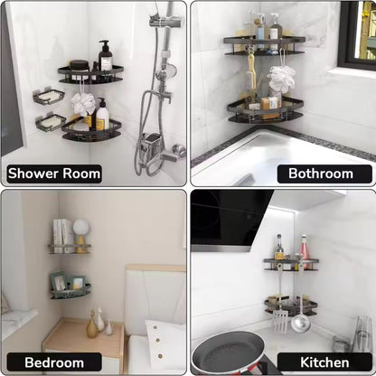Aluminium Curve Shower Caddy | Rustproof, Durable & Modern