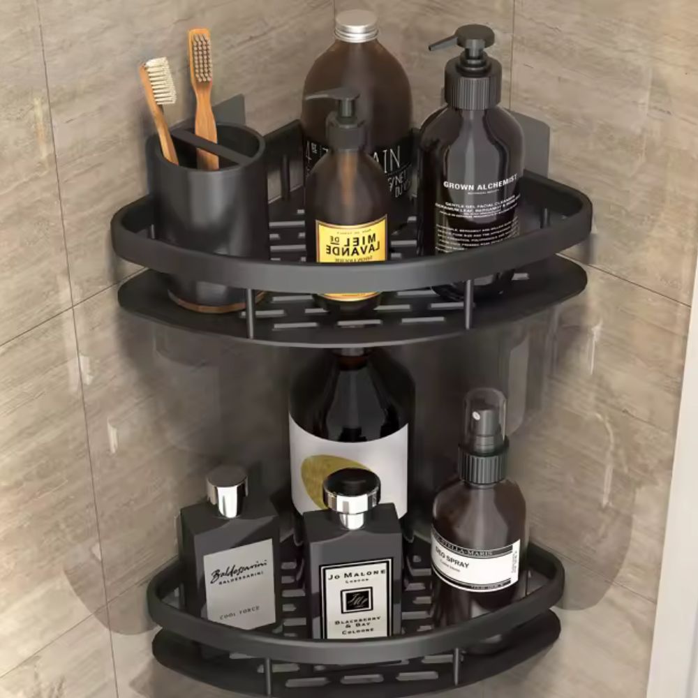 Aluminium Curve Shower Caddy | Rustproof, Durable & Modern
