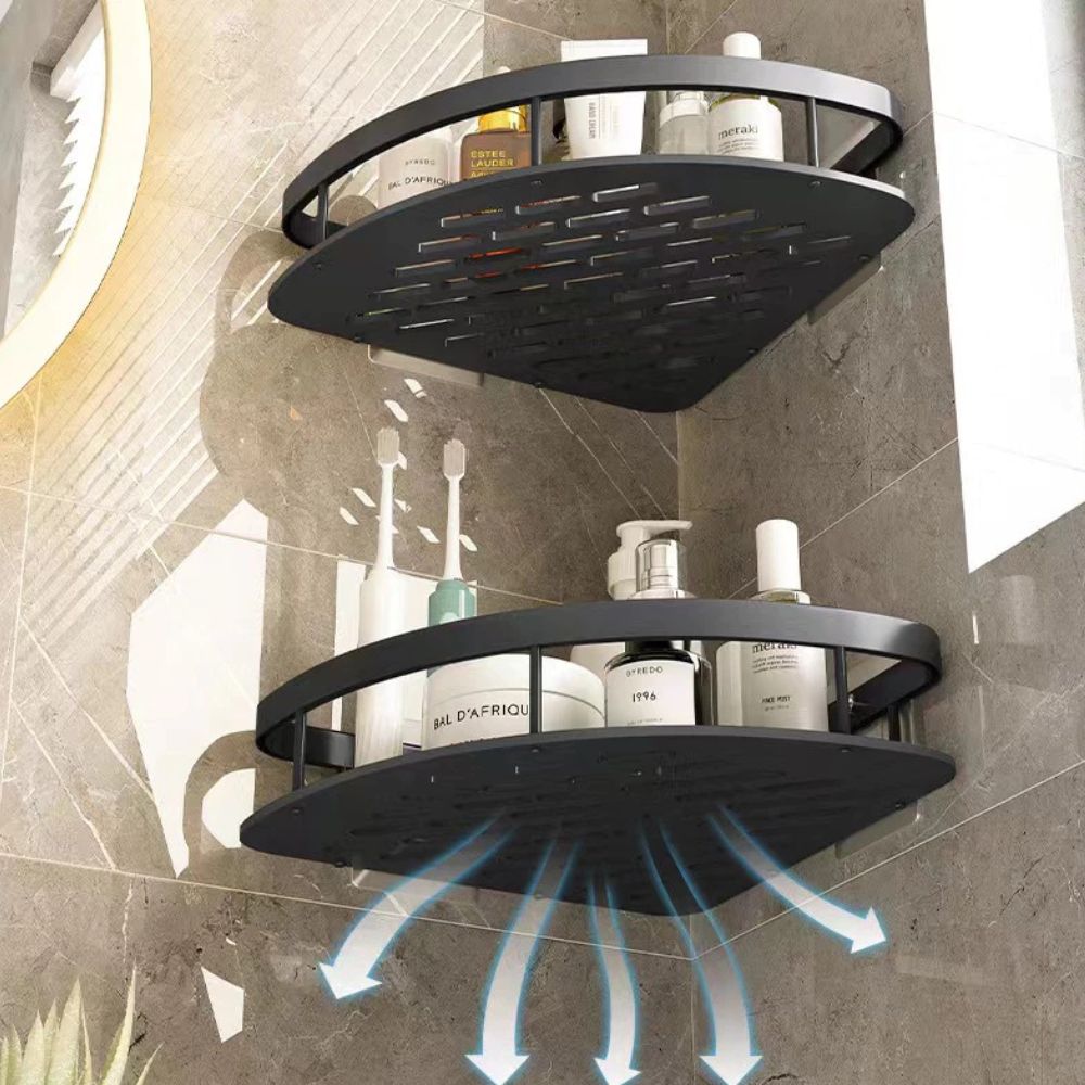 Aluminium Curve Shower Caddy | Rustproof, Durable & Modern