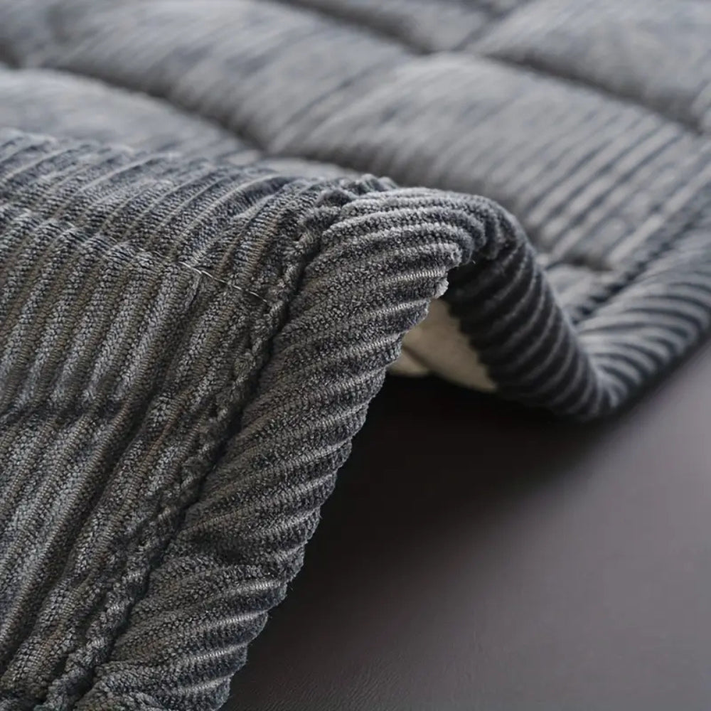 Metro Line Quilted Couch Cover Mat | Modern Comfort Made Easy